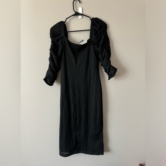 BLACK HALO FANG SHEATH MIDI DRESSES Black 8 - Picture 3 of 4